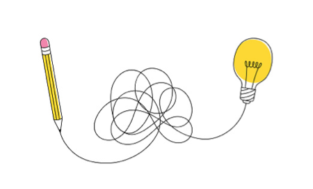 Pencil and Lightbulb